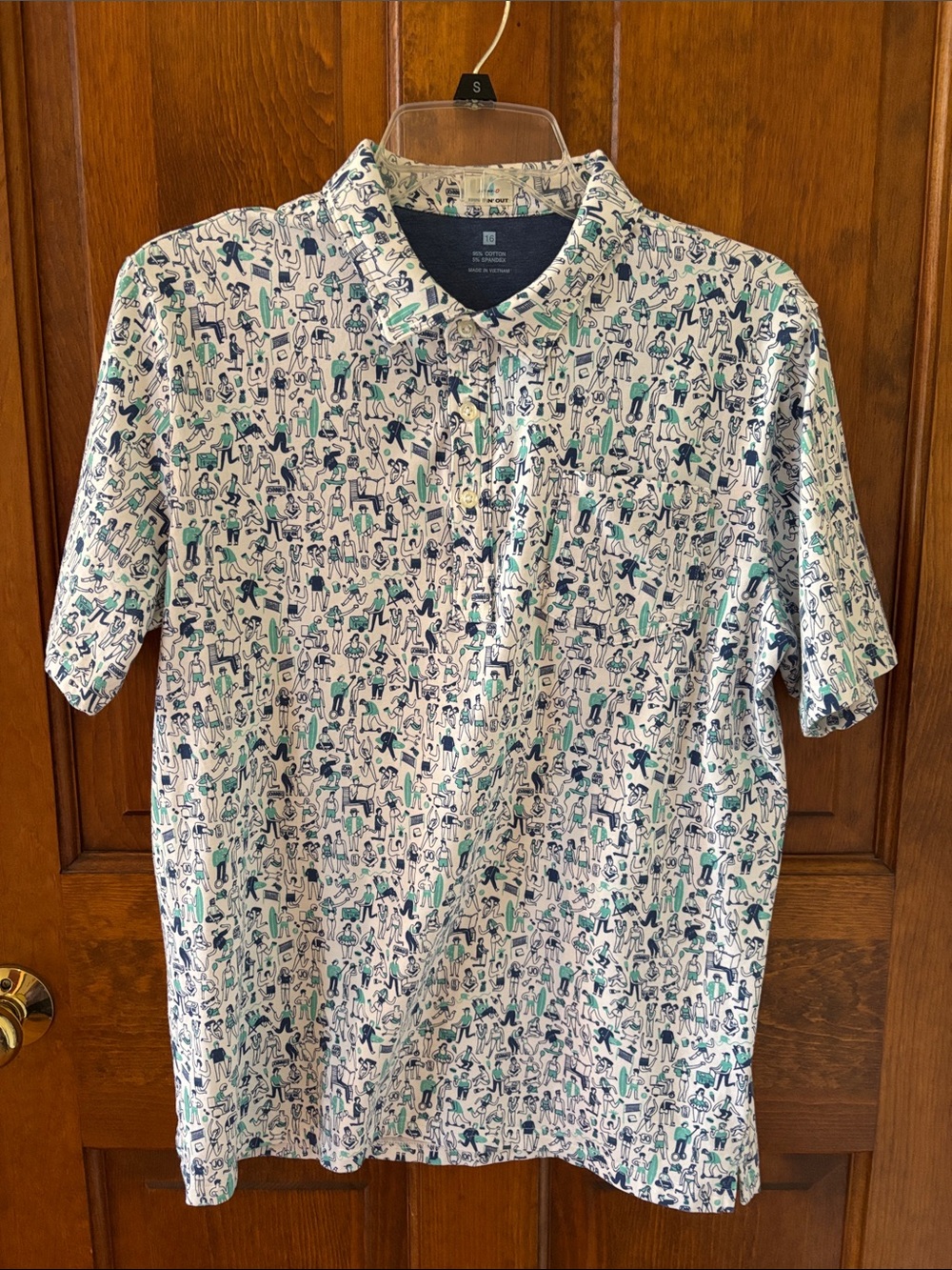 Johnnie-O Hanging Out Short Sleeve Polo, Boy’s 16, NWOT